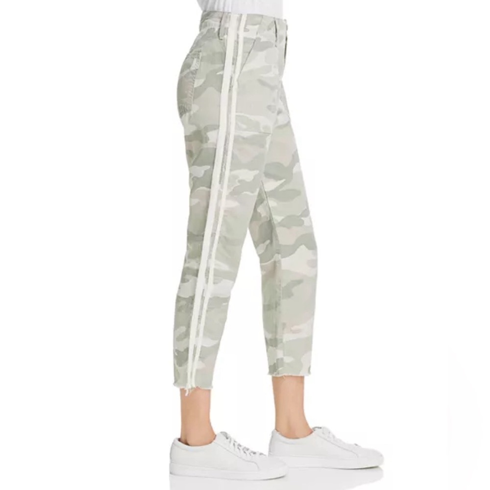 MOTHER The Shaker Chop Crop Frayed Pants